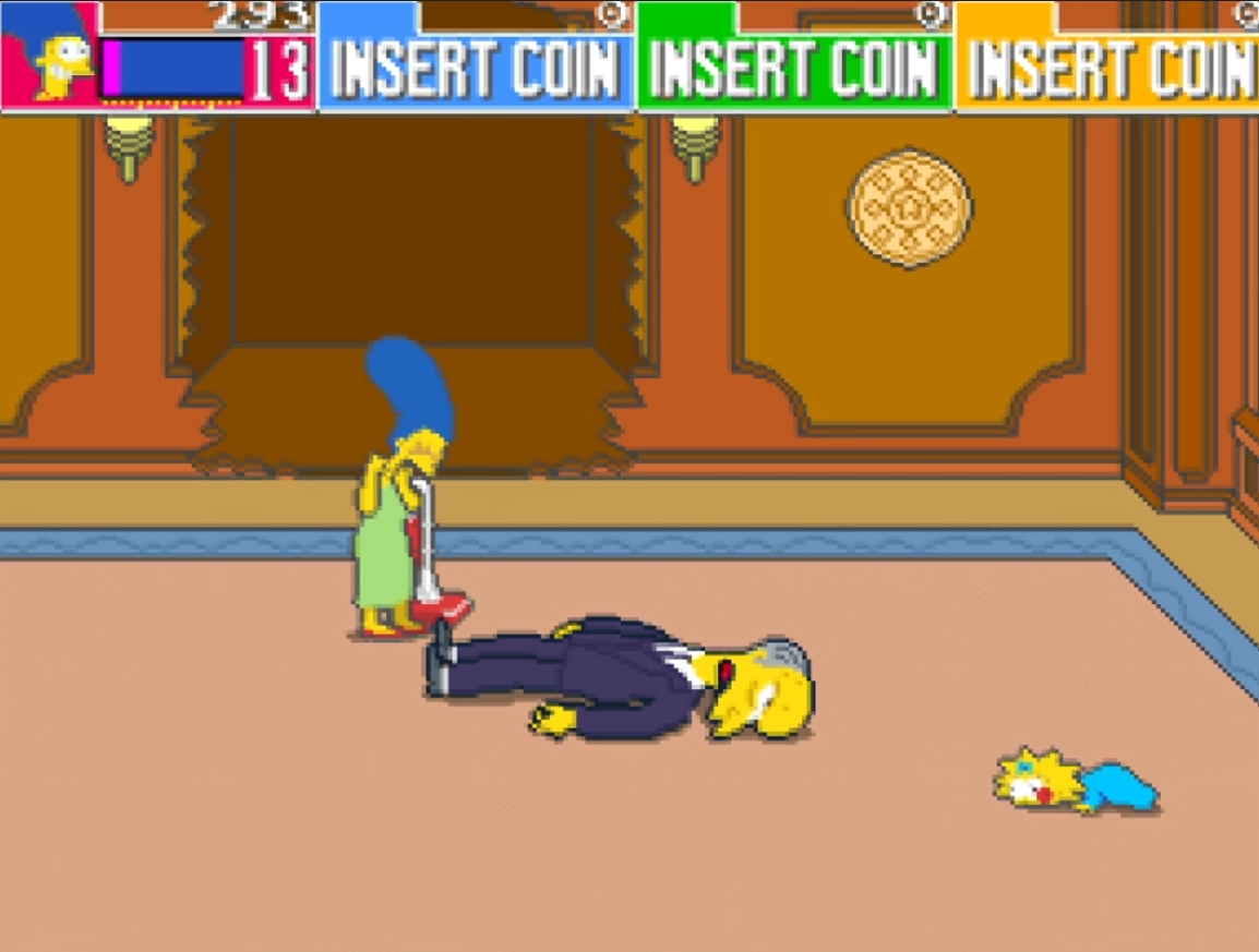 Simpsons, The - геймплей игры Arcade